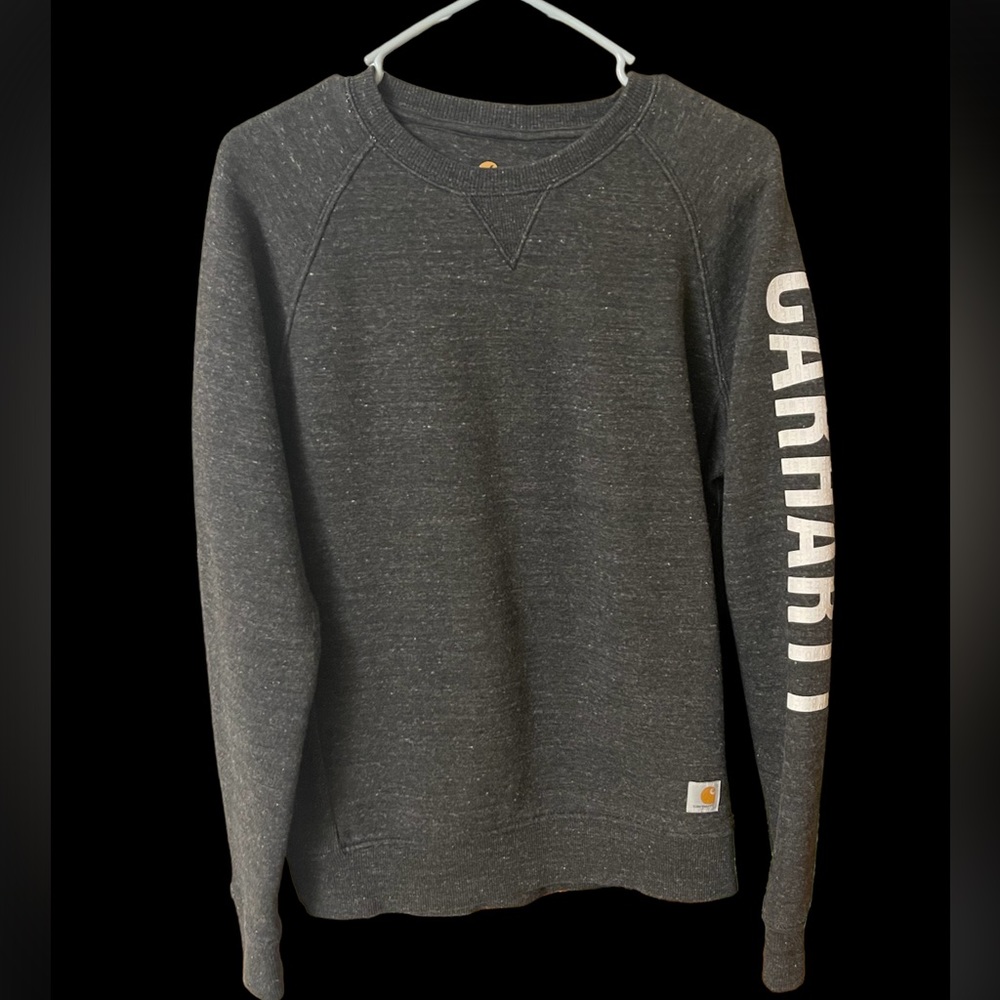 Woman’s Carhartt Sweatshirt-Dark Gray